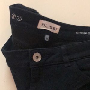 DL 1961 dark denim pier leggings size 28